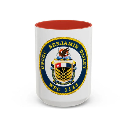 USCGC Benjamin Dailey WPC 1123 (U.S. Coast Guard) Accent Coffee Mug 15oz Red - Go Mug Yourself