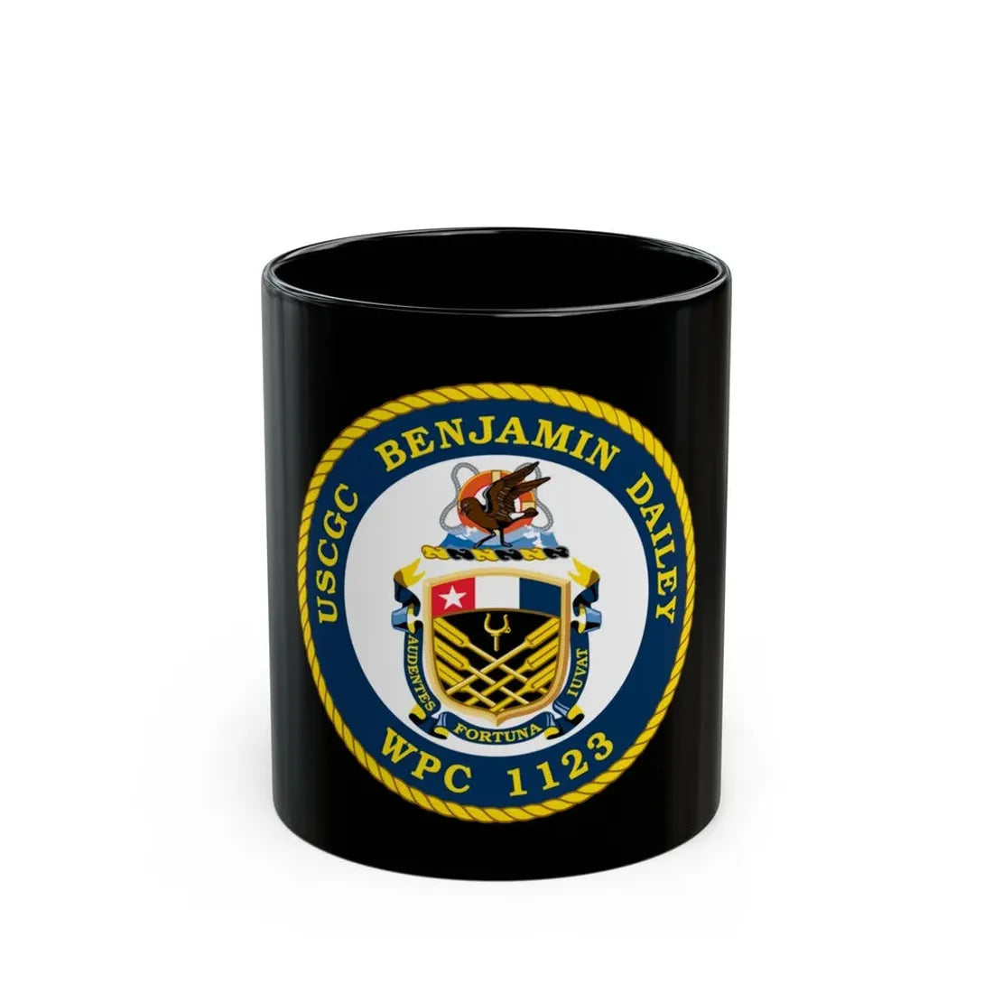 USCGC Benjamin Dailey WPC 1123 (U.S. Coast Guard) Black Coffee Mug 11oz - Go Mug Yourself