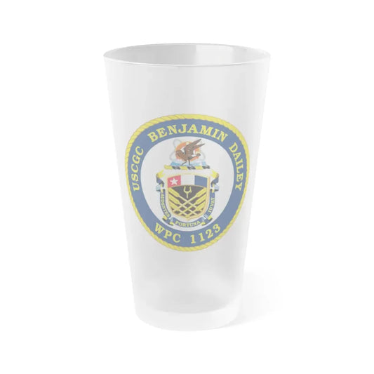 USCGC Benjamin Dailey WPC 1123 (U.S. Coast Guard) Frosted Pint Glass 16oz Default Title - Go Mug Yourself
