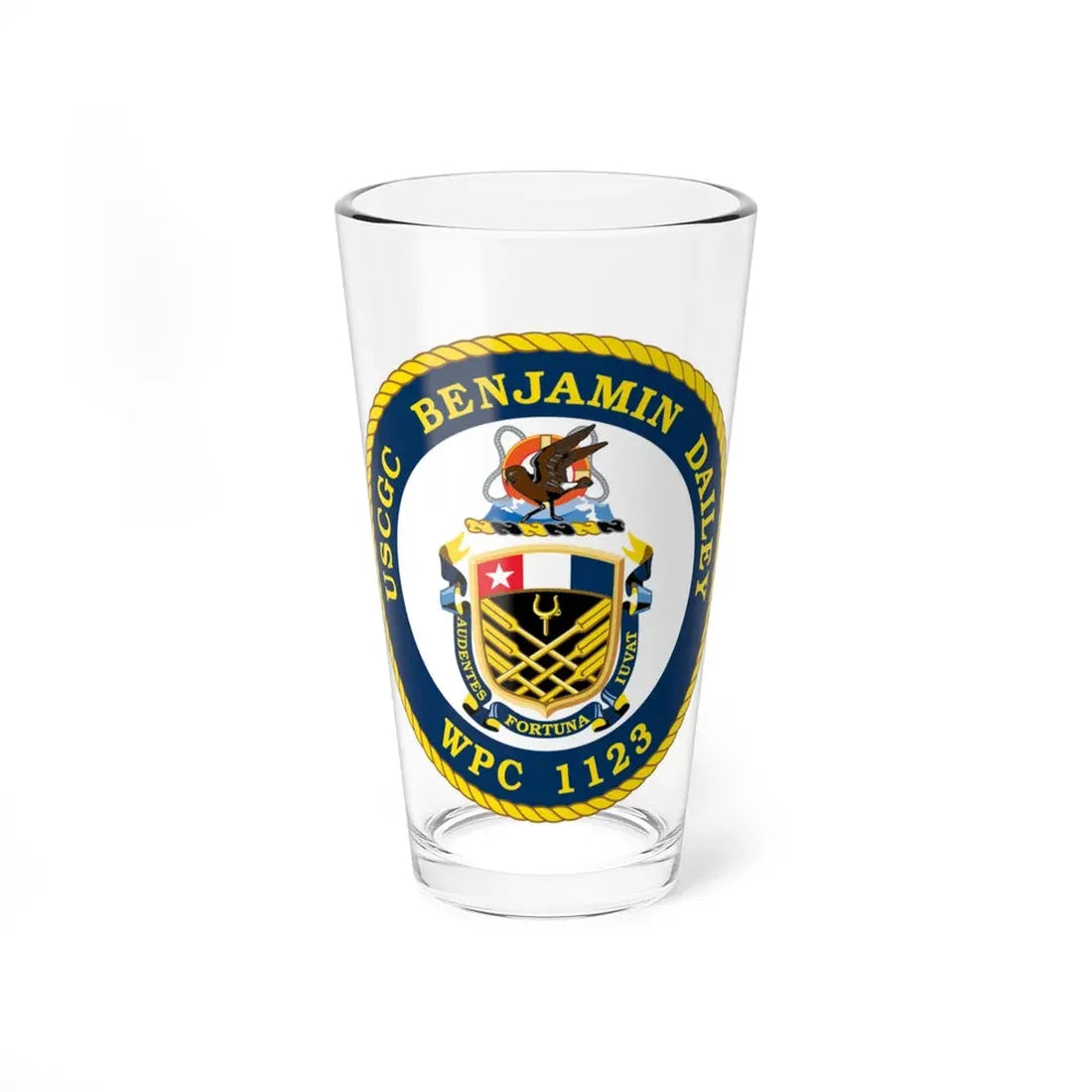 USCGC Benjamin Dailey WPC 1123 (U.S. Coast Guard) Pint Glass 16oz 16oz - Go Mug Yourself