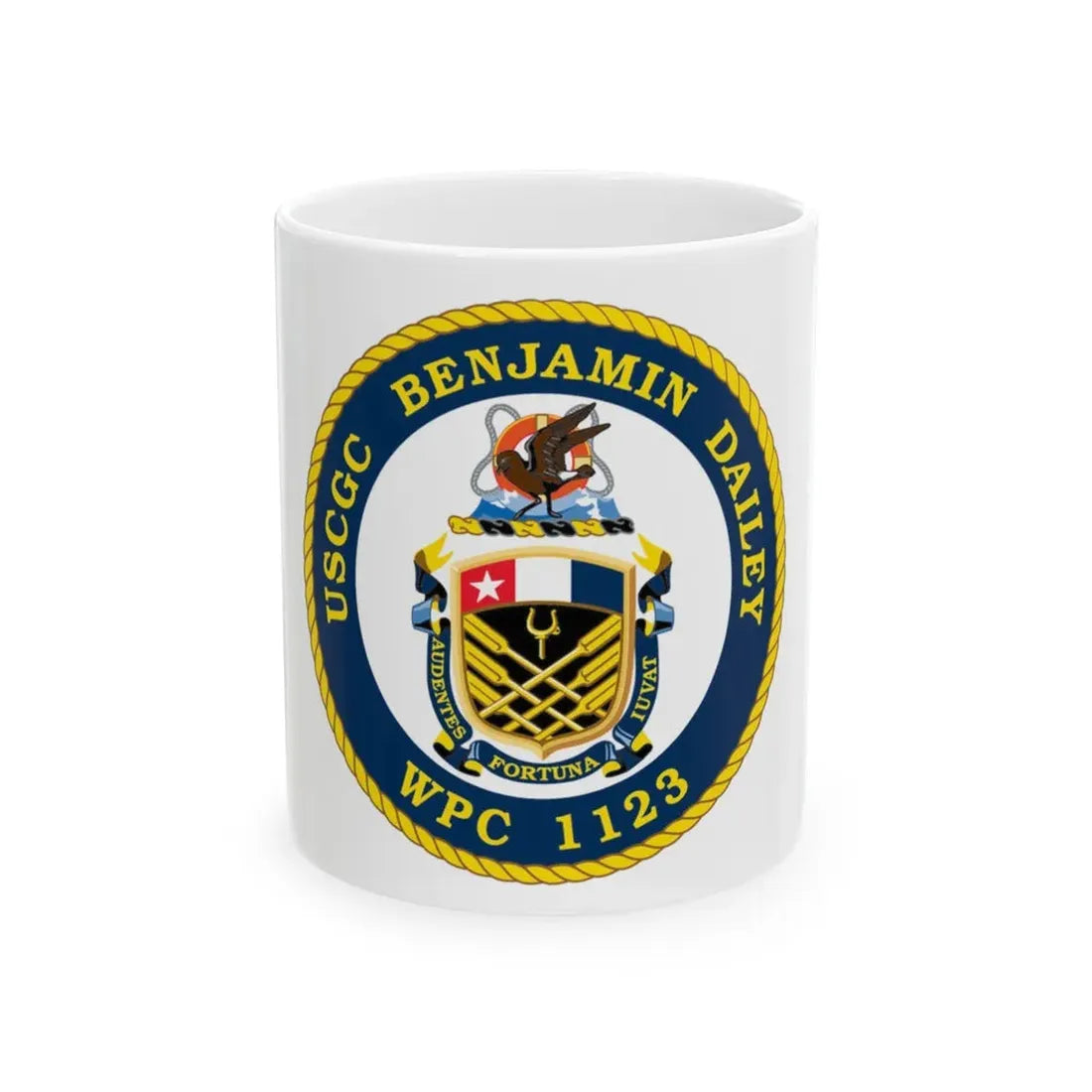 USCGC Benjamin Dailey WPC 1123 (U.S. Coast Guard) White Coffee Mug 11oz - Go Mug Yourself
