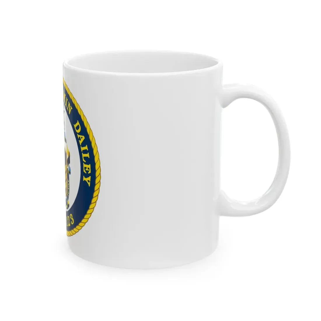 USCGC Benjamin Dailey WPC 1123 (U.S. Coast Guard) White Coffee Mug - Go Mug Yourself