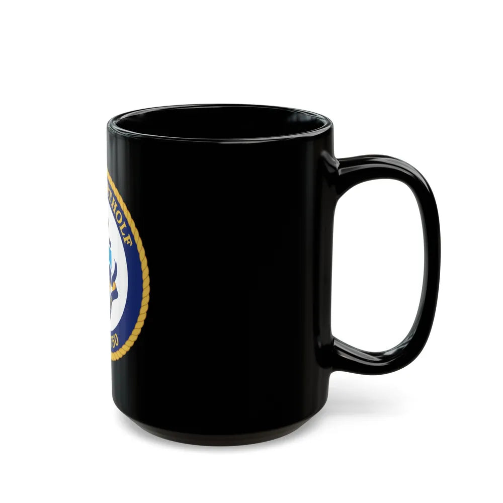 USCGC Bertholf WMSL 750 (U.S. Coast Guard) Black Coffee Mug-Go Mug Yourself