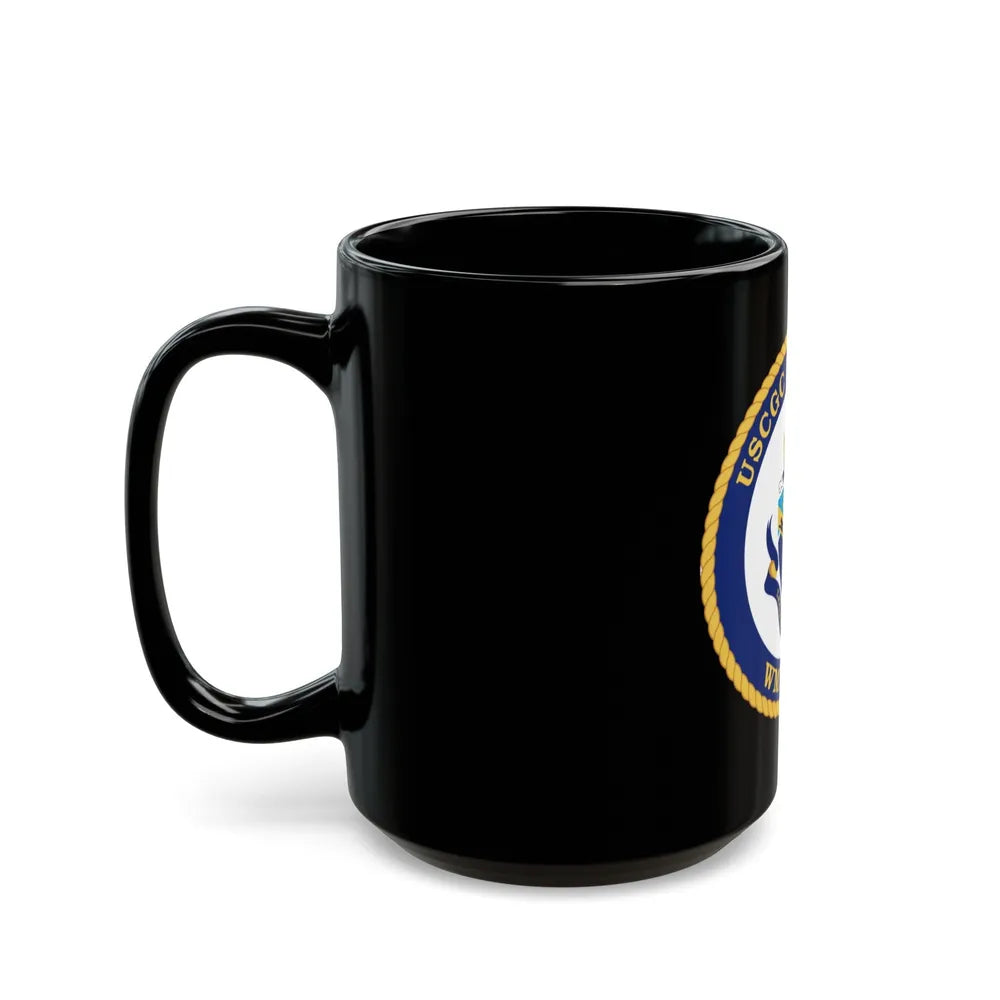 USCGC Bertholf WMSL 750 (U.S. Coast Guard) Black Coffee Mug-Go Mug Yourself