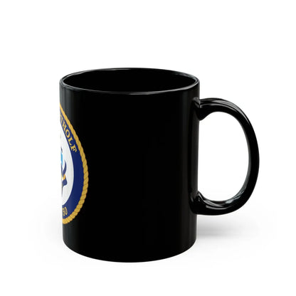 USCGC Bertholf WMSL 750 (U.S. Coast Guard) Black Coffee Mug-Go Mug Yourself