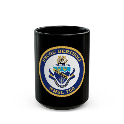 USCGC Bertholf WMSL 750 (U.S. Coast Guard) Black Coffee Mug 15oz - Go Mug Yourself