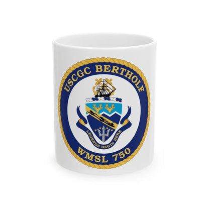 USCGC Bertholf WMSL 750 (U.S. Coast Guard) White Coffee Mug 11oz - Go Mug Yourself