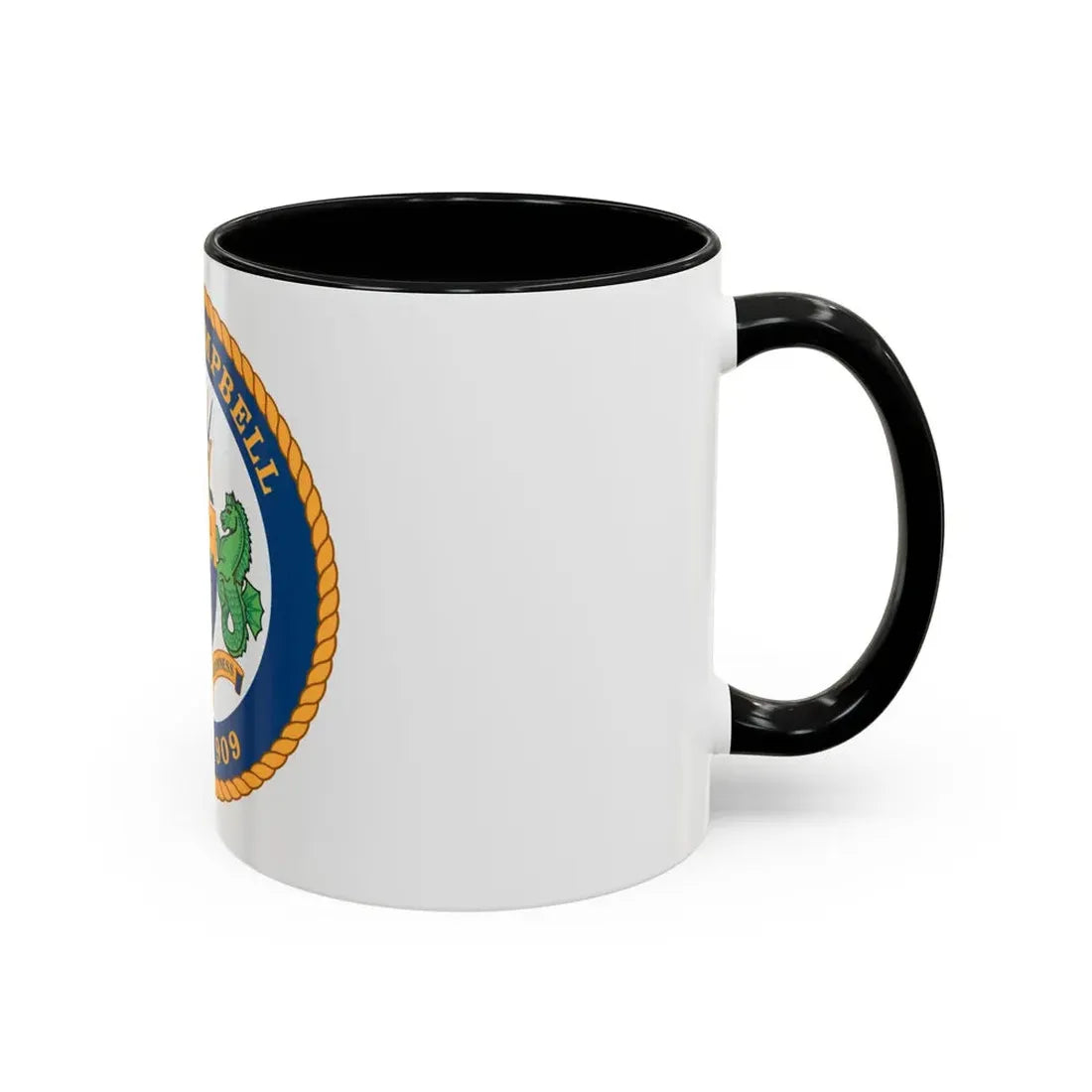 USCGC Campbell WMEC 909 (U.S. Coast Guard) Accent Coffee Mug - Go Mug Yourself