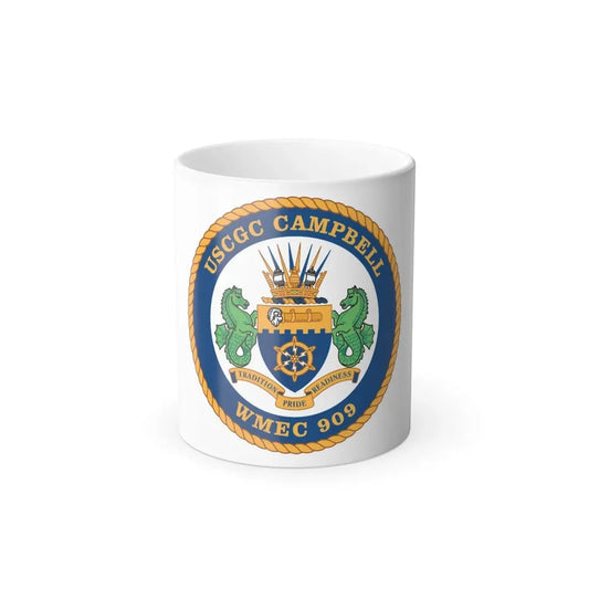 USCGC Campbell WMEC 909 (U.S. Coast Guard) Color Changing Coffee Mug 11oz - Go Mug Yourself