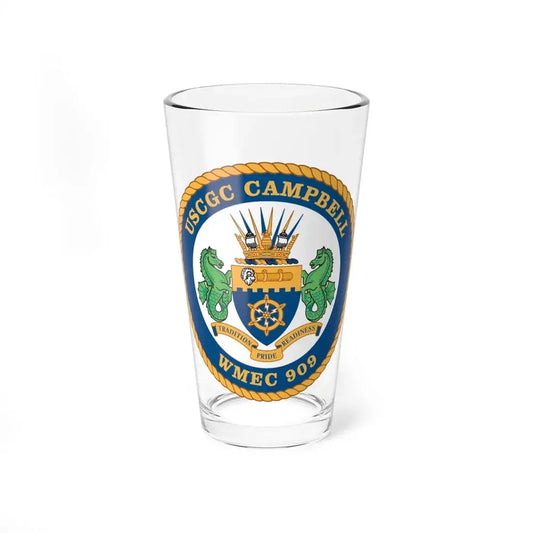 USCGC Campbell WMEC 909 (U.S. Coast Guard) Pint Glass 16oz 16oz - Go Mug Yourself