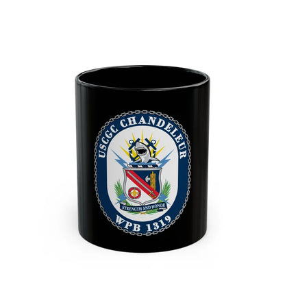 USCGC Chandeleur WPB 1319 (U.S. Coast Guard) Black Coffee Mug-11oz-Go Mug Yourself