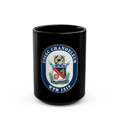 USCGC Chandeleur WPB 1319 (U.S. Coast Guard) Black Coffee Mug-15oz-Go Mug Yourself