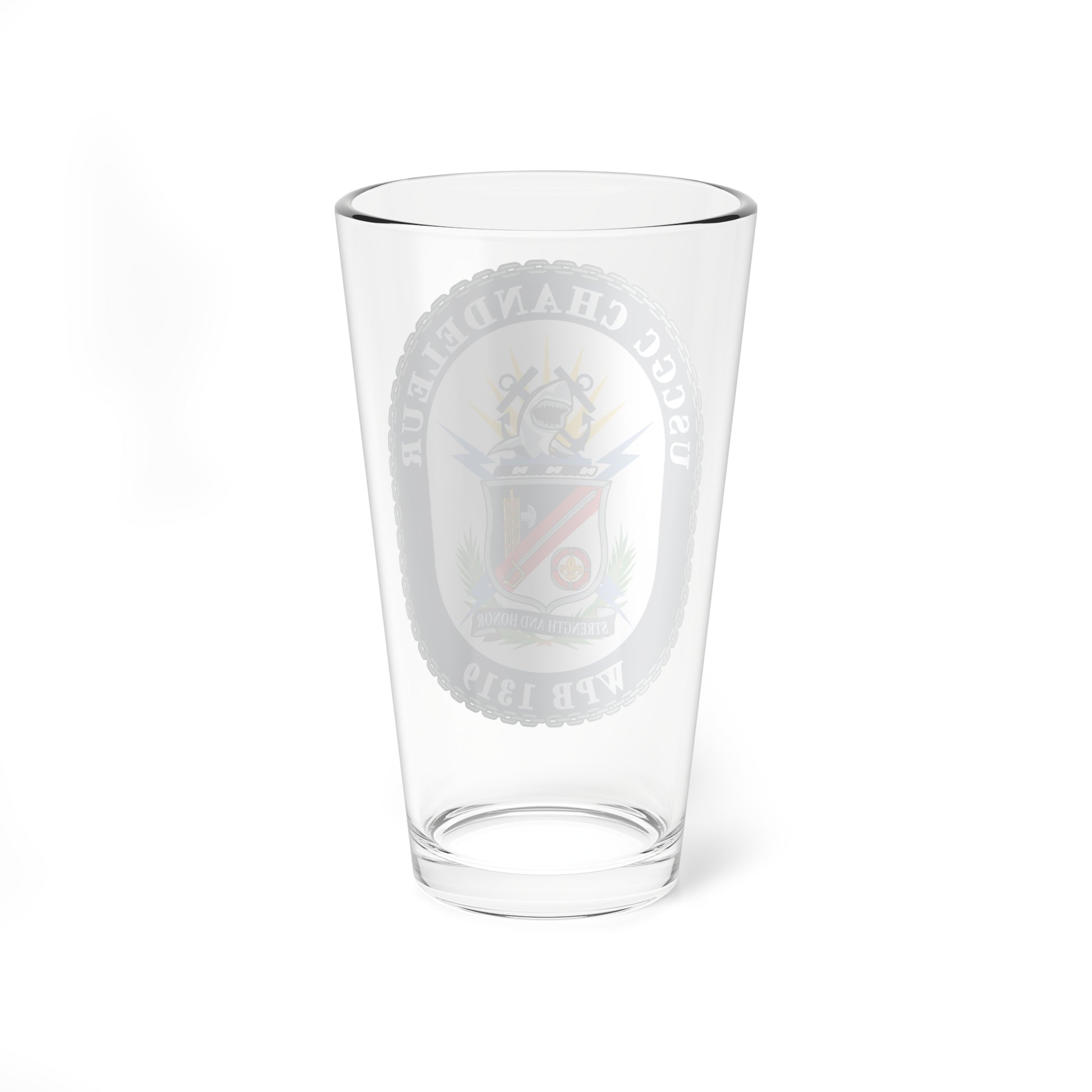 USCGC Chandeleur WPB 1319 (U.S. Coast Guard) Pint Glass 16oz-Go Mug Yourself