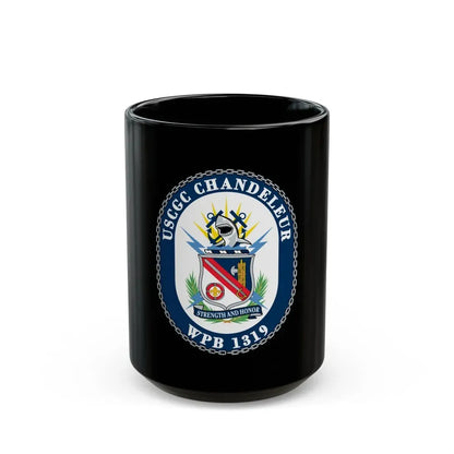 USCGC Chandeleur WPB 1319 (U.S. Coast Guard) Black Coffee Mug 15oz - Go Mug Yourself