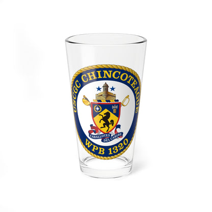 USCGC Chincoteague WPB 1320 (U.S. Coast Guard) Pint Glass 16oz-16oz-Go Mug Yourself