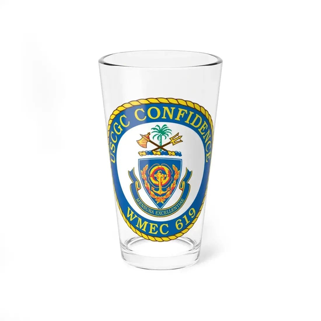 USCGC Confidence WMEC 619 (U.S. Coast Guard) Pint Glass 16oz 16oz - Go Mug Yourself