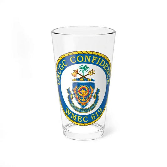 USCGC Confidence WMEC 619 (U.S. Coast Guard) Pint Glass 16oz 16oz - Go Mug Yourself