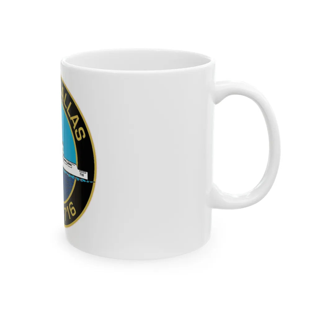 USCGC Dallas WHEC 716 2 (U.S. Coast Guard) White Coffee Mug-Go Mug Yourself