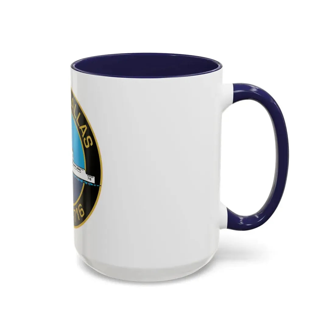 USCGC Dallas WHEC 716 2 (U.S. Coast Guard) Accent Coffee Mug - Go Mug Yourself