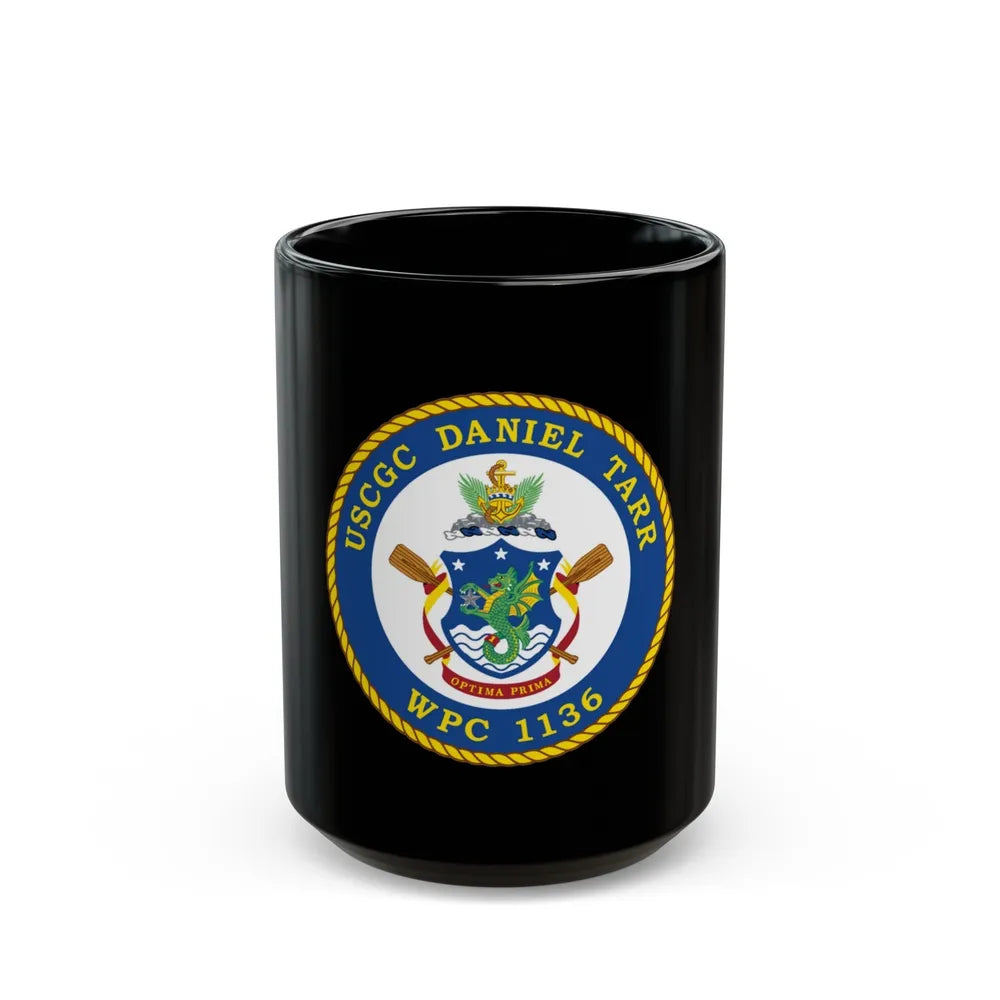 USCGC Daniel Tarr WPC 1136 (U.S. Coast Guard) Black Coffee Mug-15oz-Go Mug Yourself