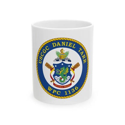 USCGC Daniel Tarr WPC 1136 (U.S. Coast Guard) White Coffee Mug-11oz-Go Mug Yourself