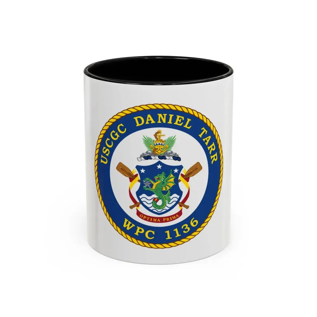 USCGC Daniel Tarr WPC 1136 (U.S. Coast Guard) Accent Coffee Mug 11oz Black - Go Mug Yourself