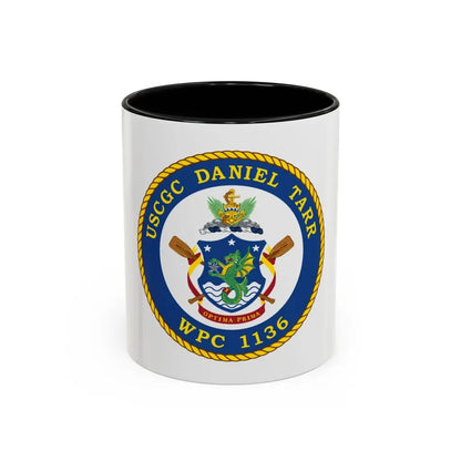 USCGC Daniel Tarr WPC 1136 (U.S. Coast Guard) Accent Coffee Mug 11oz Black - Go Mug Yourself