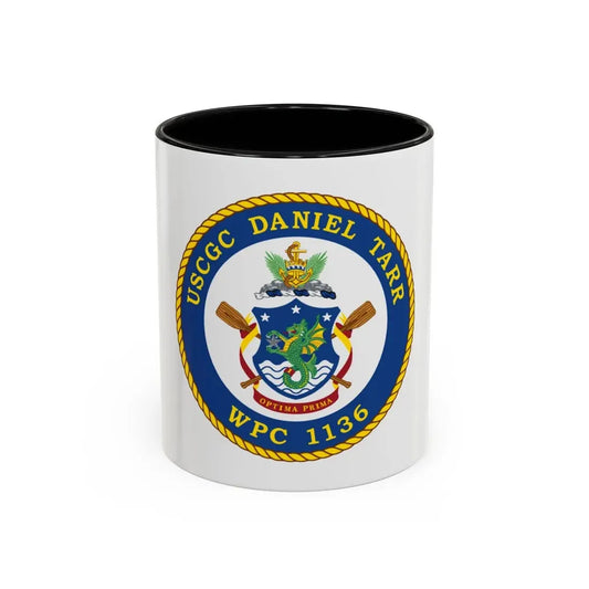 USCGC Daniel Tarr WPC 1136 (U.S. Coast Guard) Accent Coffee Mug 11oz Black - Go Mug Yourself
