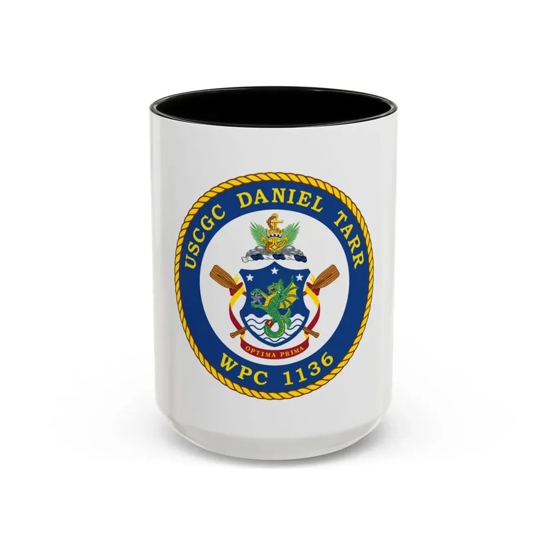 USCGC Daniel Tarr WPC 1136 (U.S. Coast Guard) Accent Coffee Mug 15oz Black - Go Mug Yourself