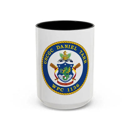 USCGC Daniel Tarr WPC 1136 (U.S. Coast Guard) Accent Coffee Mug 15oz Black - Go Mug Yourself