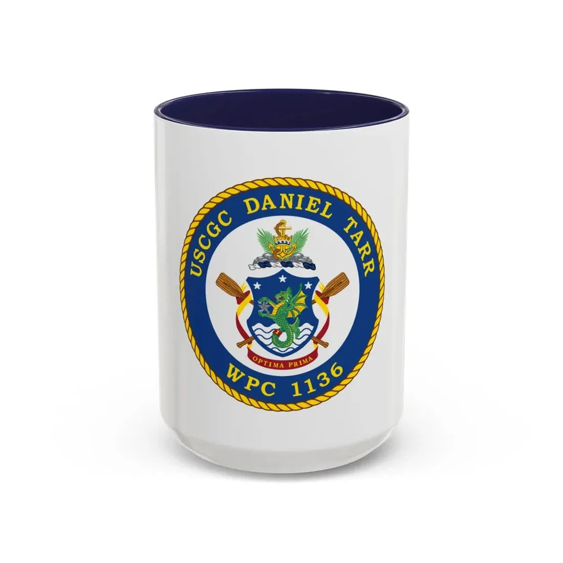 USCGC Daniel Tarr WPC 1136 (U.S. Coast Guard) Accent Coffee Mug 15oz Navy - Go Mug Yourself