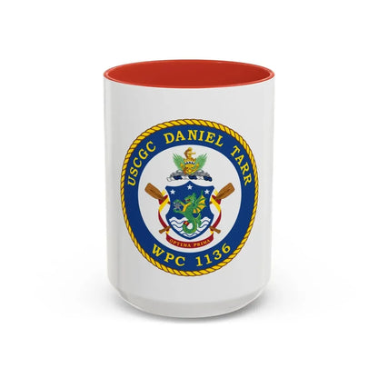 USCGC Daniel Tarr WPC 1136 (U.S. Coast Guard) Accent Coffee Mug 15oz Red - Go Mug Yourself