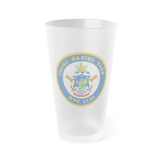 USCGC Daniel Tarr WPC 1136 (U.S. Coast Guard) Frosted Pint Glass 16oz Default Title - Go Mug Yourself