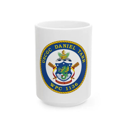 USCGC Daniel Tarr WPC 1136 (U.S. Coast Guard) White Coffee Mug 15oz - Go Mug Yourself
