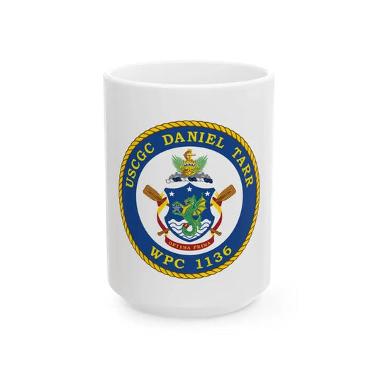 USCGC Daniel Tarr WPC 1136 (U.S. Coast Guard) White Coffee Mug 15oz - Go Mug Yourself