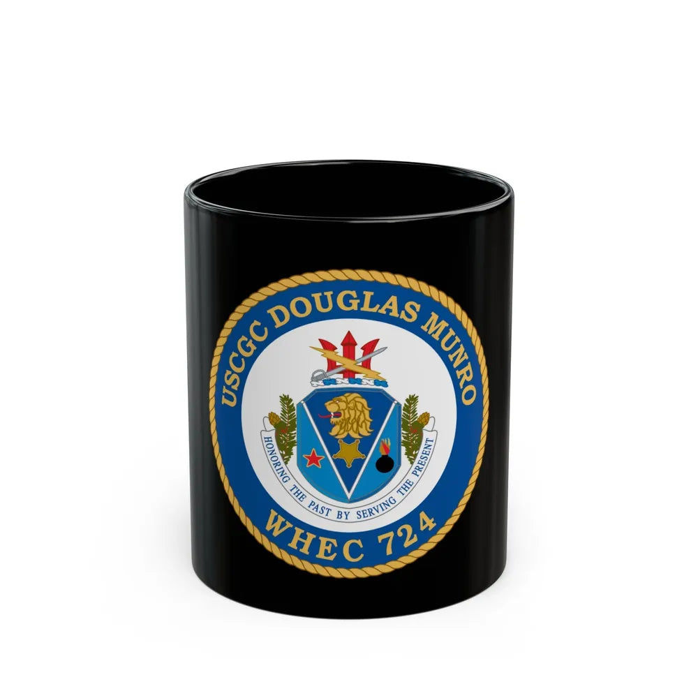 USCGC Douglas Munro (U.S. Coast Guard) Black Coffee Mug-11oz-Go Mug Yourself