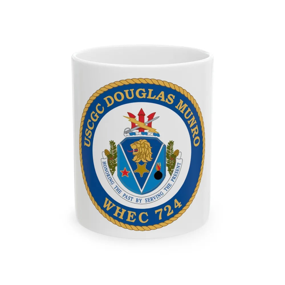 USCGC Douglas Munro (U.S. Coast Guard) White Coffee Mug-11oz-Go Mug Yourself