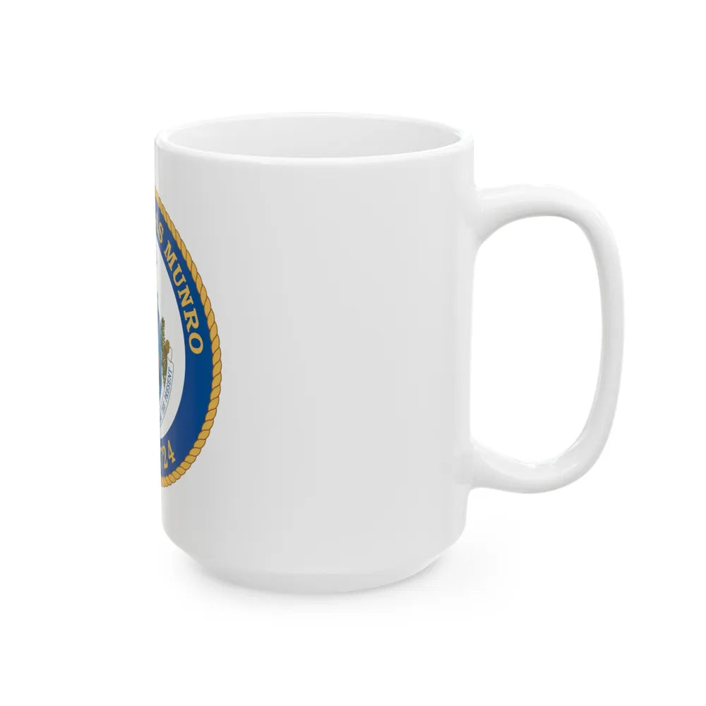 USCGC Douglas Munro (U.S. Coast Guard) White Coffee Mug-Go Mug Yourself