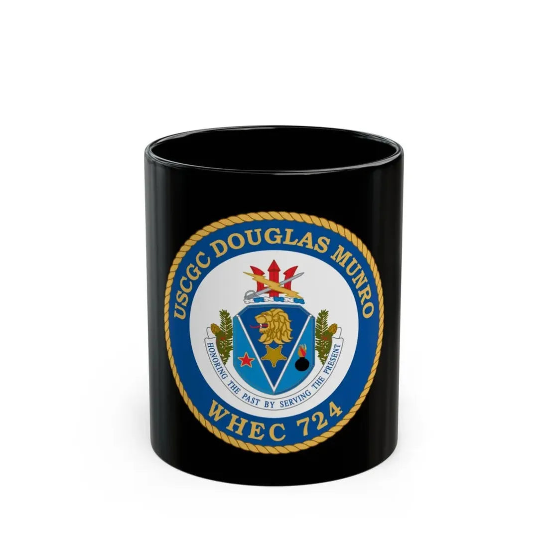 USCGC Douglas Munro (U.S. Coast Guard) Black Coffee Mug 11oz - Go Mug Yourself