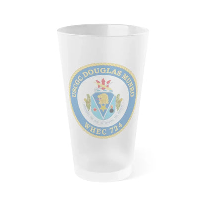 USCGC Douglas Munro (U.S. Coast Guard) Frosted Pint Glass 16oz Default Title - Go Mug Yourself