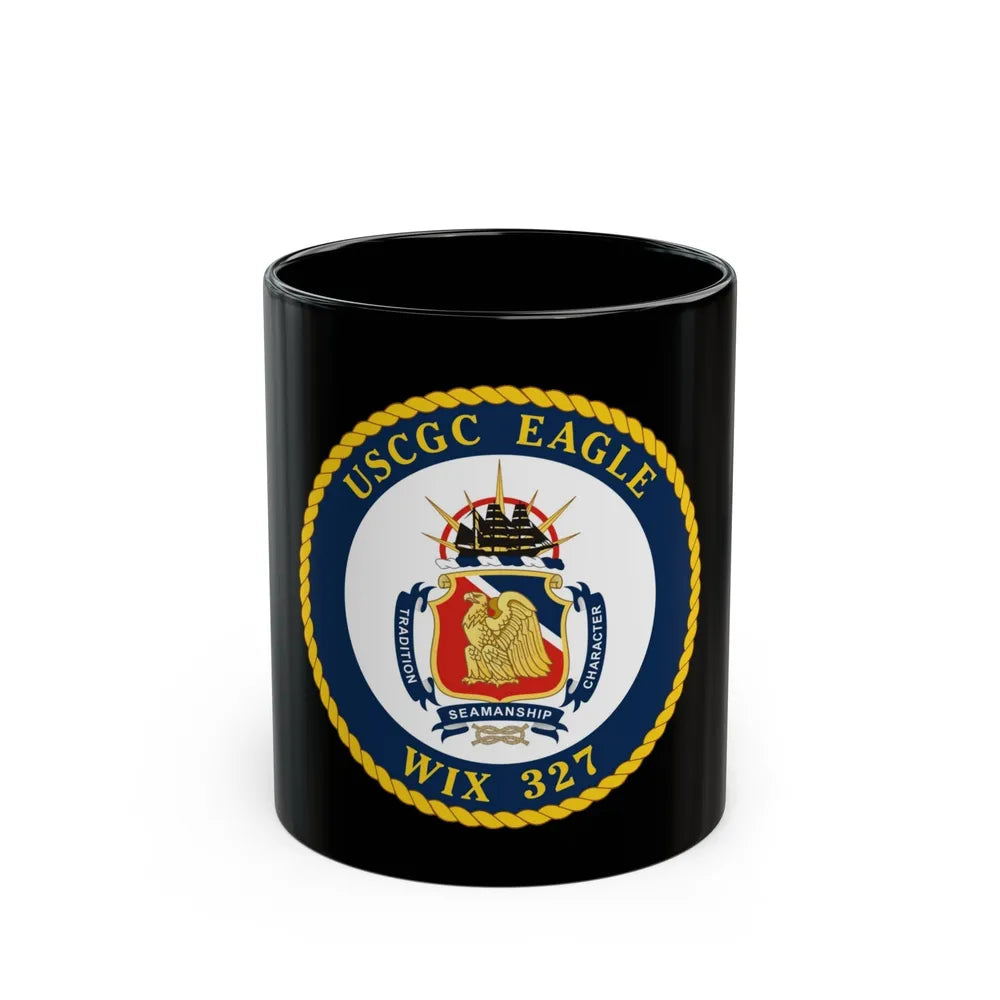 USCGC Eagle WIX 327 (U.S. Coast Guard) Black Coffee Mug-11oz-Go Mug Yourself