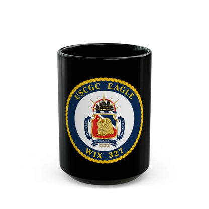 USCGC Eagle WIX 327 (U.S. Coast Guard) Black Coffee Mug-15oz-Go Mug Yourself