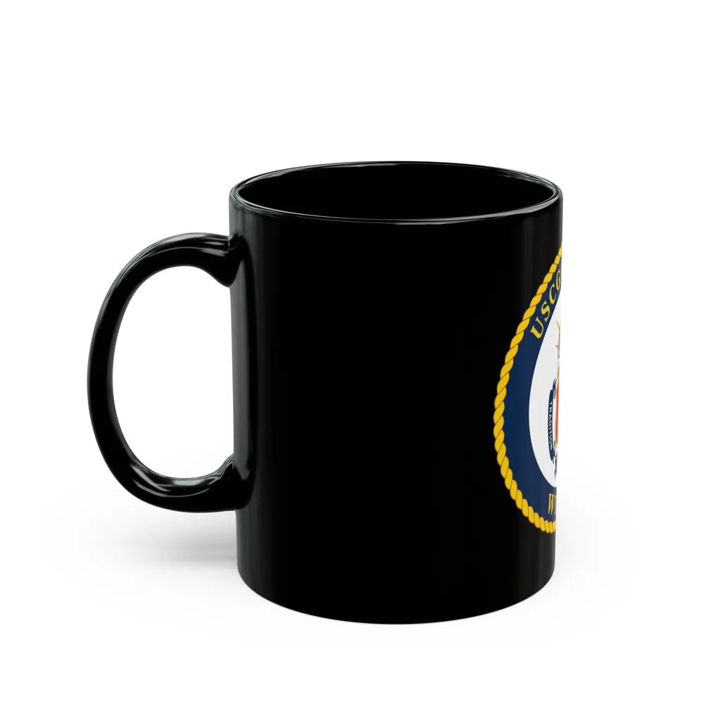 USCGC Eagle WIX 327 (U.S. Coast Guard) Black Coffee Mug-Go Mug Yourself