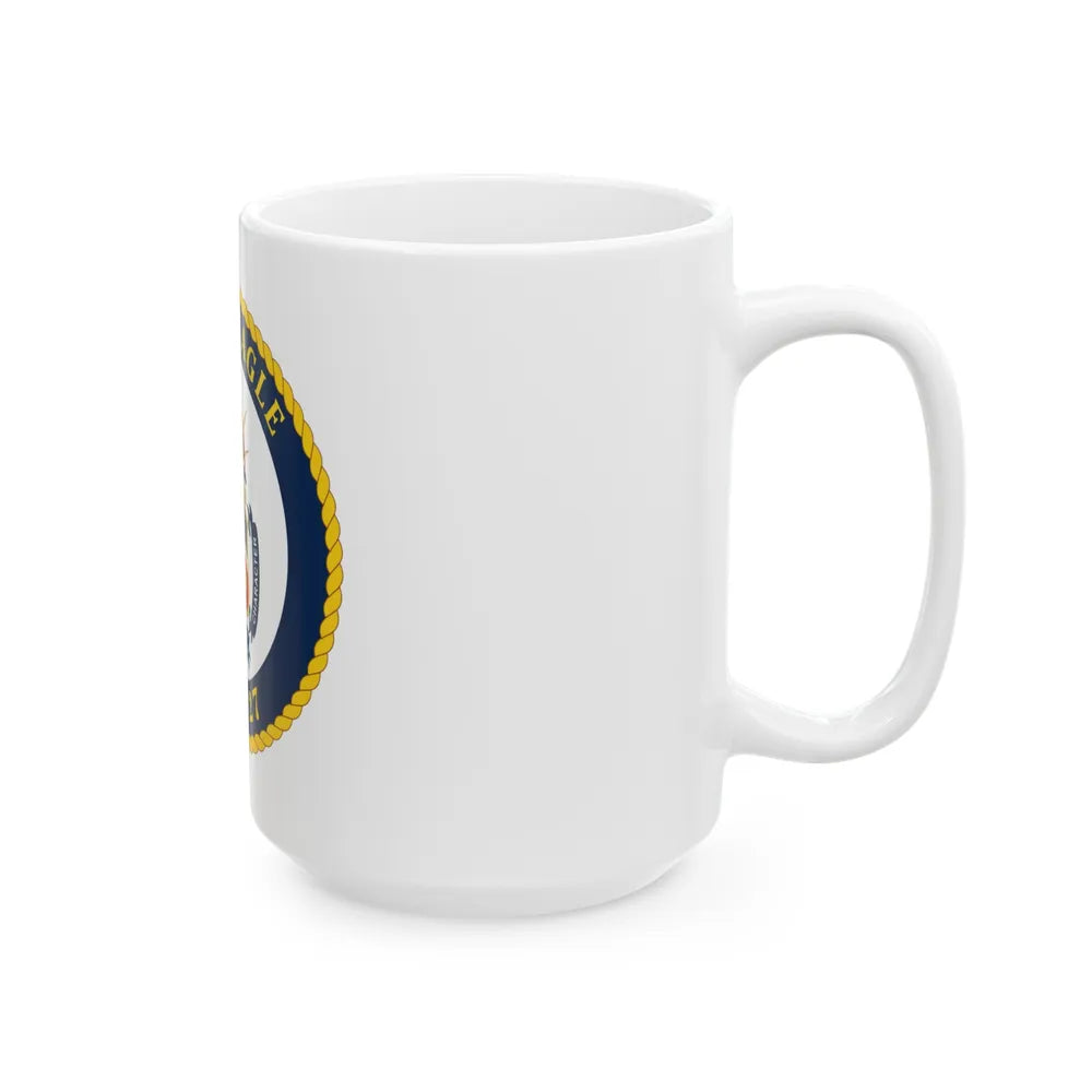 USCGC Eagle WIX 327 (U.S. Coast Guard) White Coffee Mug-Go Mug Yourself