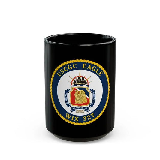 USCGC Eagle WIX 327 (U.S. Coast Guard) Black Coffee Mug 15oz - Go Mug Yourself