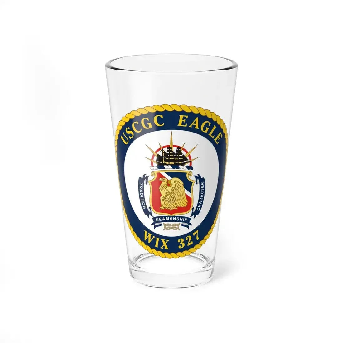 USCGC Eagle WIX 327 (U.S. Coast Guard) Pint Glass 16oz 16oz - Go Mug Yourself