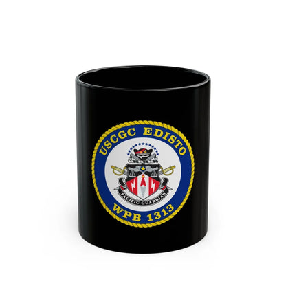 USCGC Edisto WPB 1313 (U.S. Coast Guard) Black Coffee Mug-11oz-Go Mug Yourself