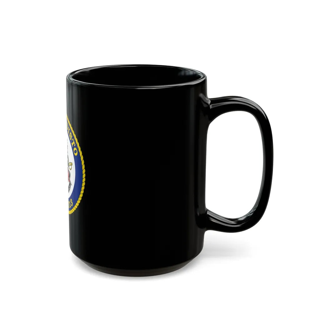 USCGC Edisto WPB 1313 (U.S. Coast Guard) Black Coffee Mug-Go Mug Yourself