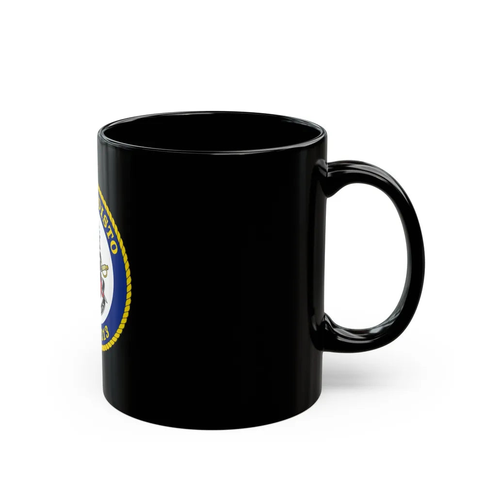 USCGC Edisto WPB 1313 (U.S. Coast Guard) Black Coffee Mug-Go Mug Yourself