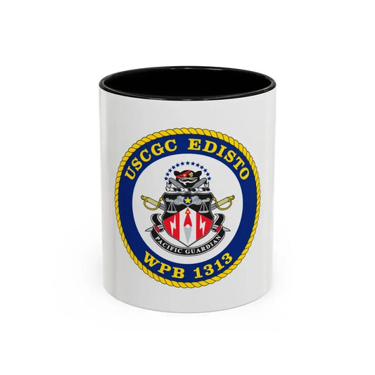 USCGC Edisto WPB 1313 (U.S. Coast Guard) Accent Coffee Mug 11oz Black - Go Mug Yourself